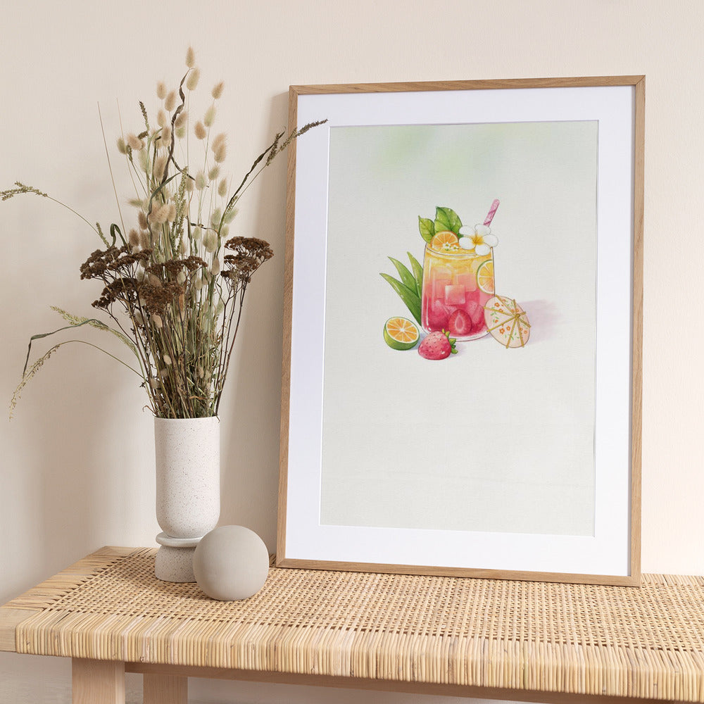 Sumer Refreshing - Art Print by Xuan Thai