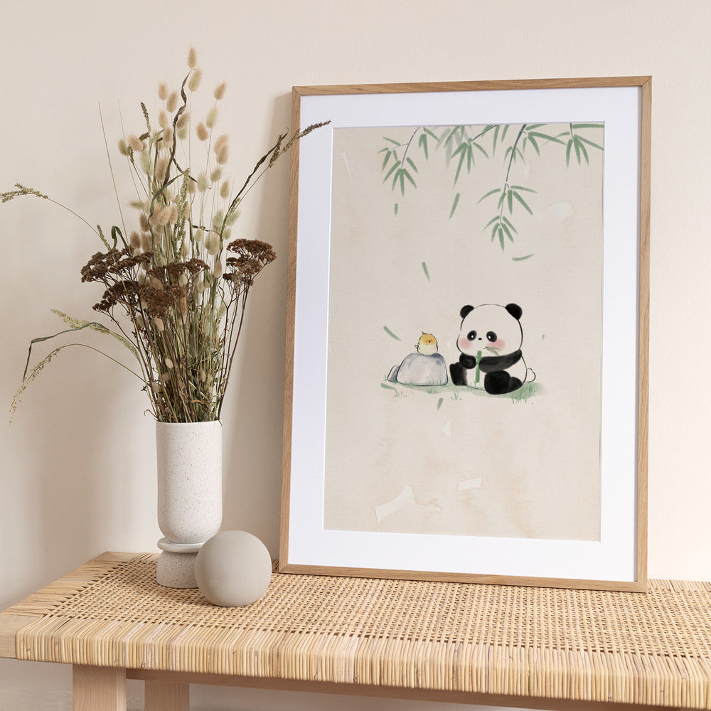 Adorable Little Panda - Art Print by Xuan Thai