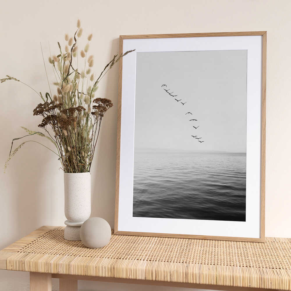 Flying Birds - Art Print by Kathrin Pienaar