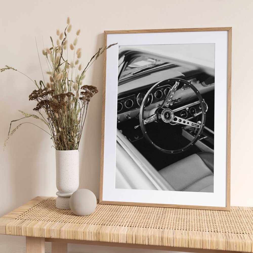 Classic Wheel Elegance - Art Print by Bethany Young