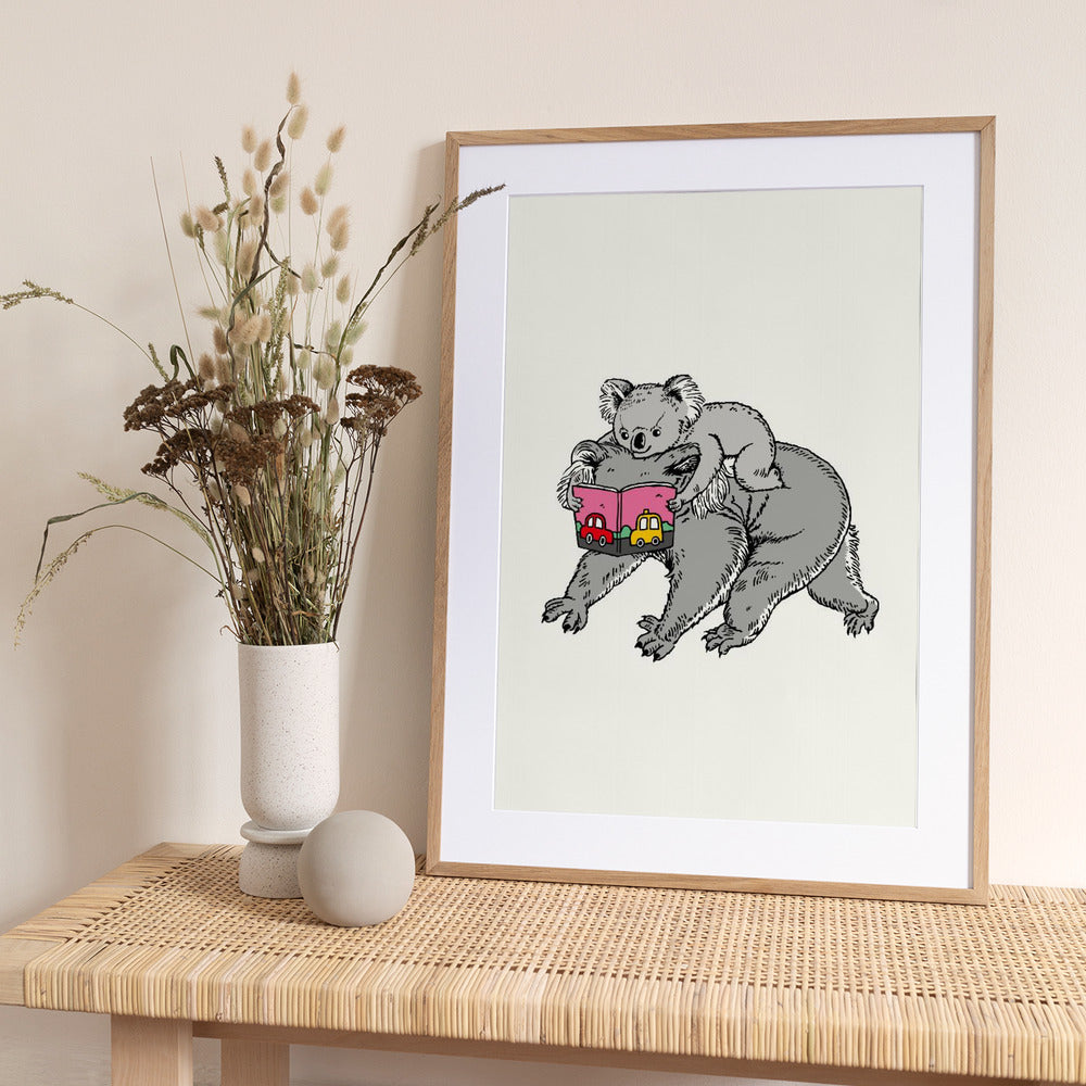 Picture book - Art Print by Mami Sato