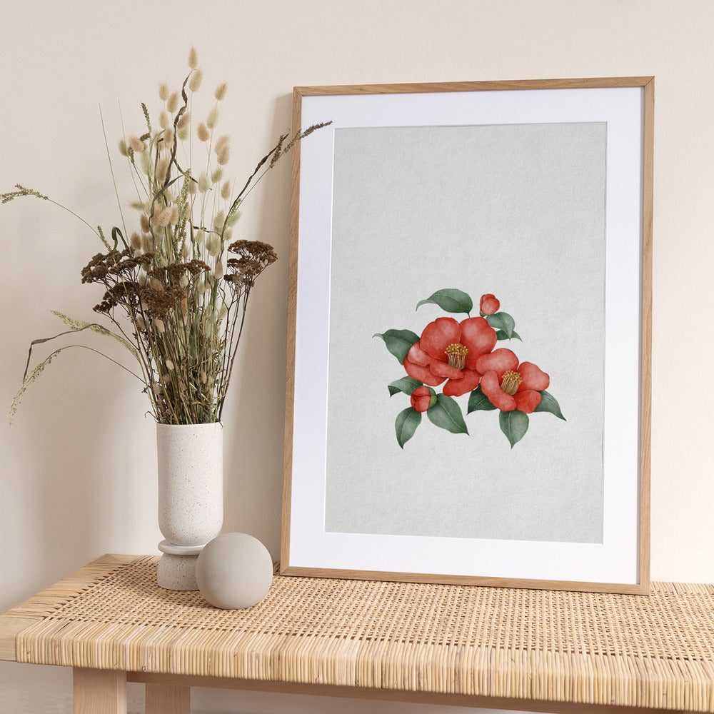 Elegant Camellia - Art Print by Xuan Thai