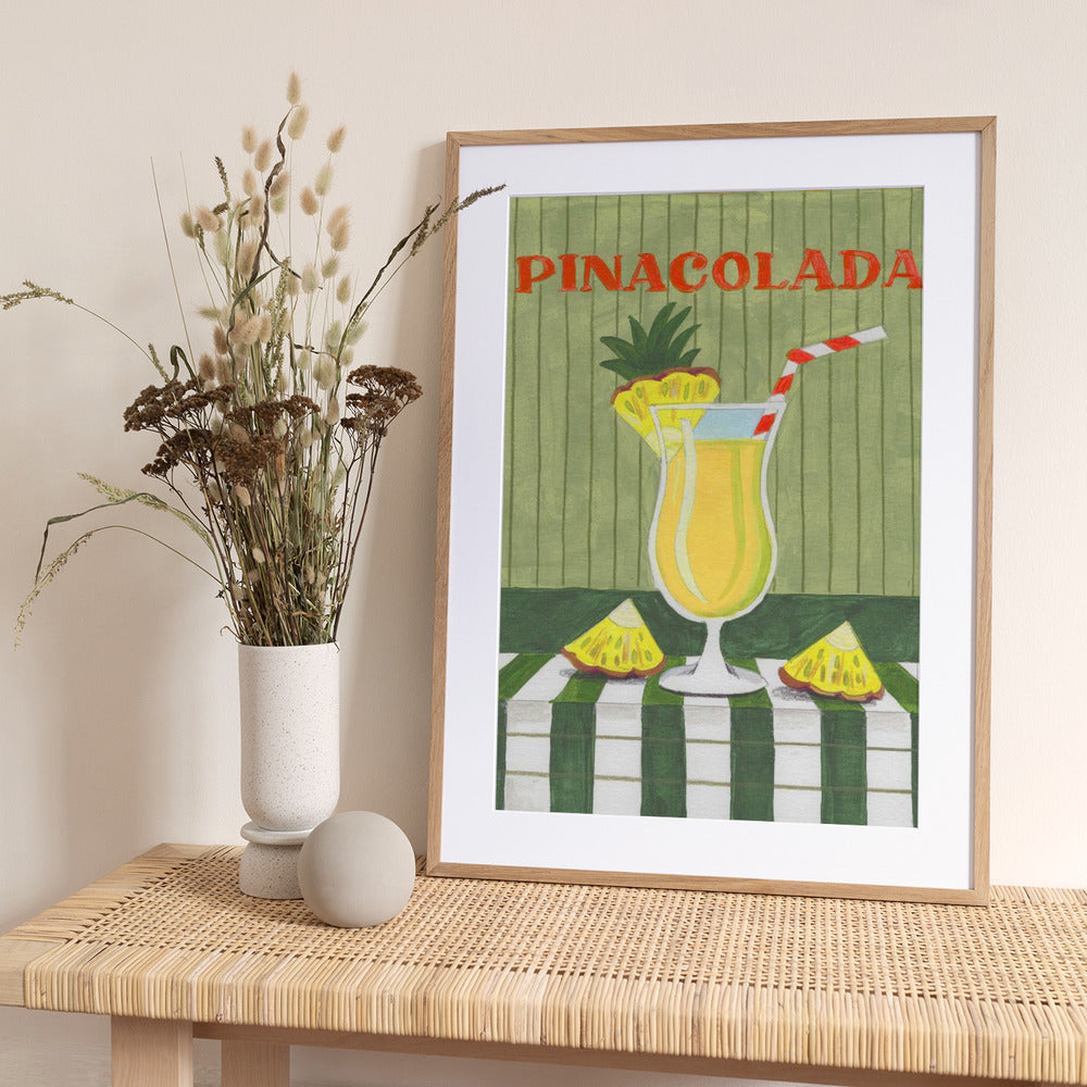 Pina Colada Delight - Art Print by Caroline Bonne Müller