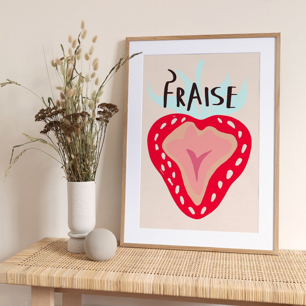 Berry Bliss Burst - Art Print by casa cartissi