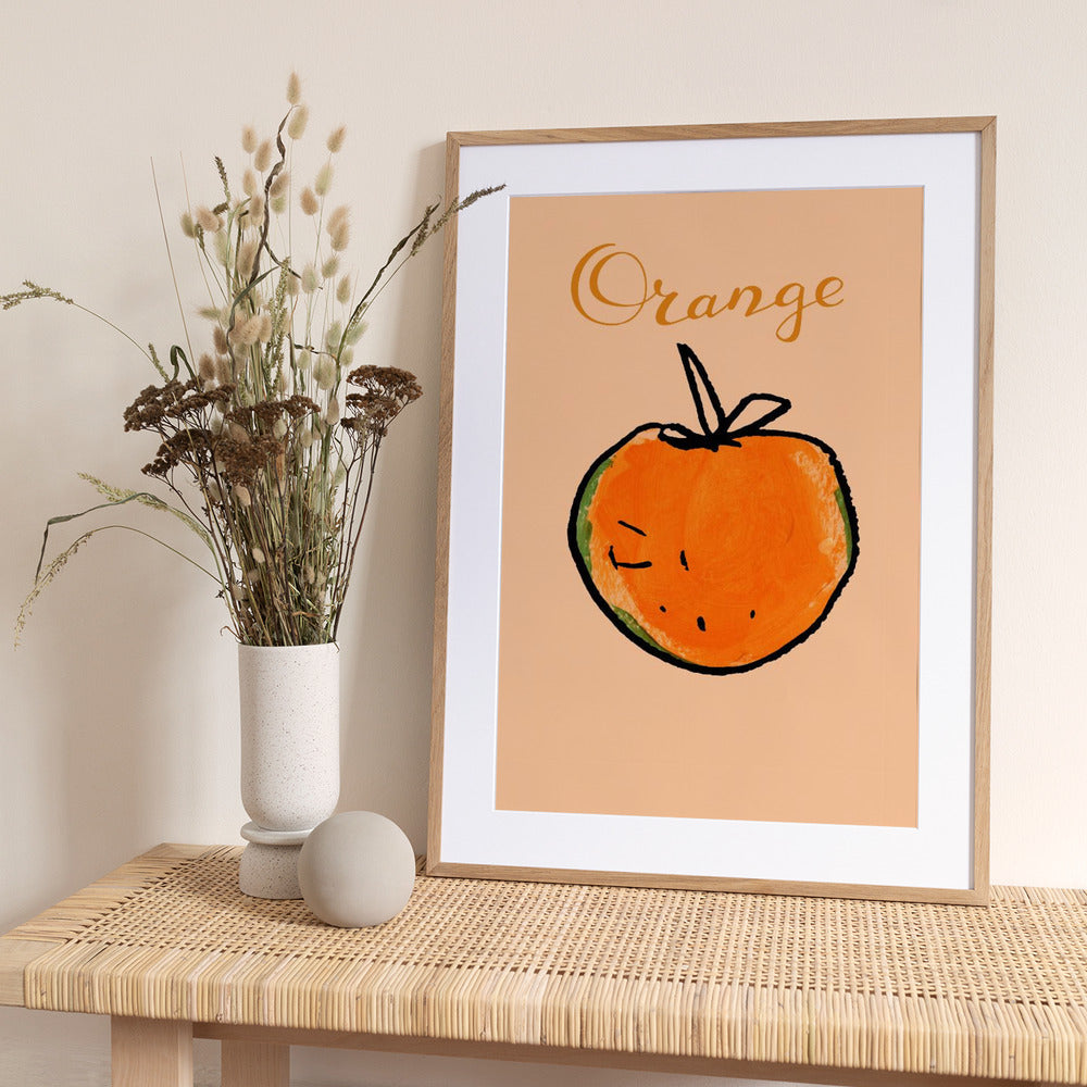 Sunny Citrus Bliss - Art Print by casa cartissi