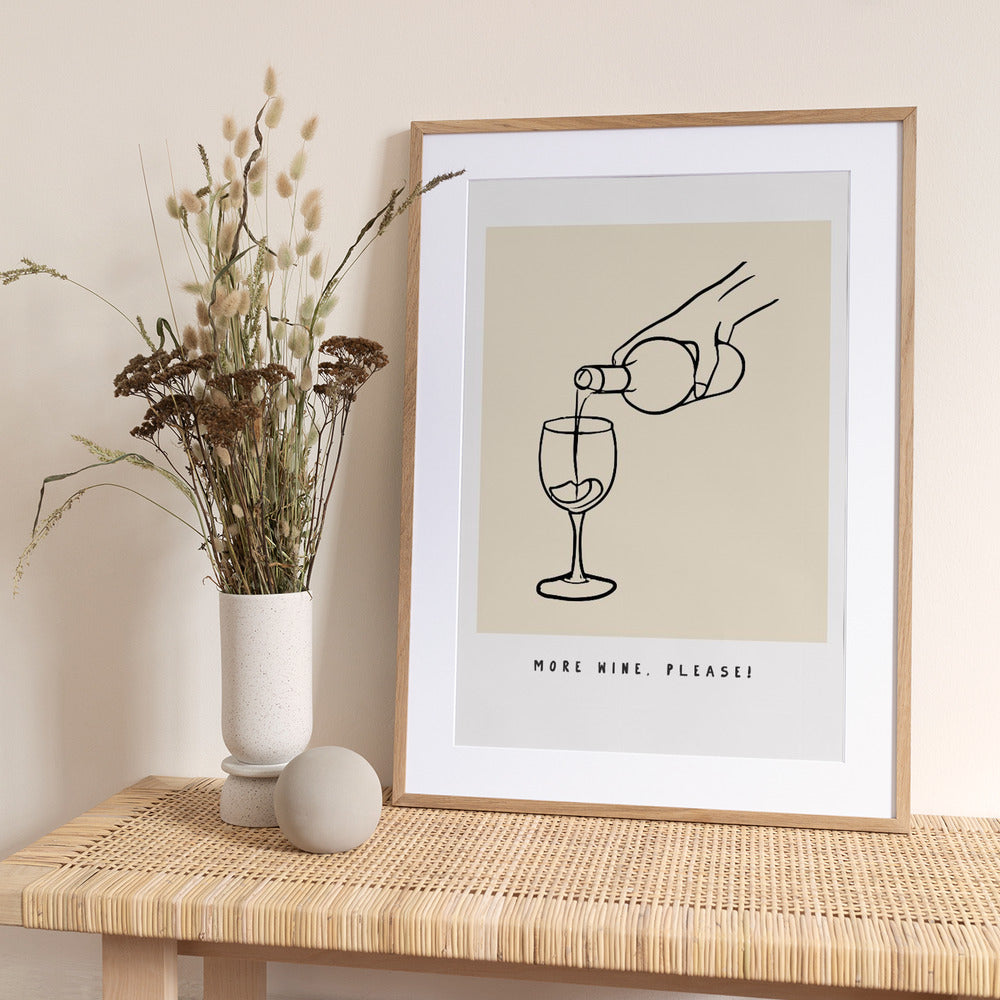 Pouring Bliss - Art Print by Treechild