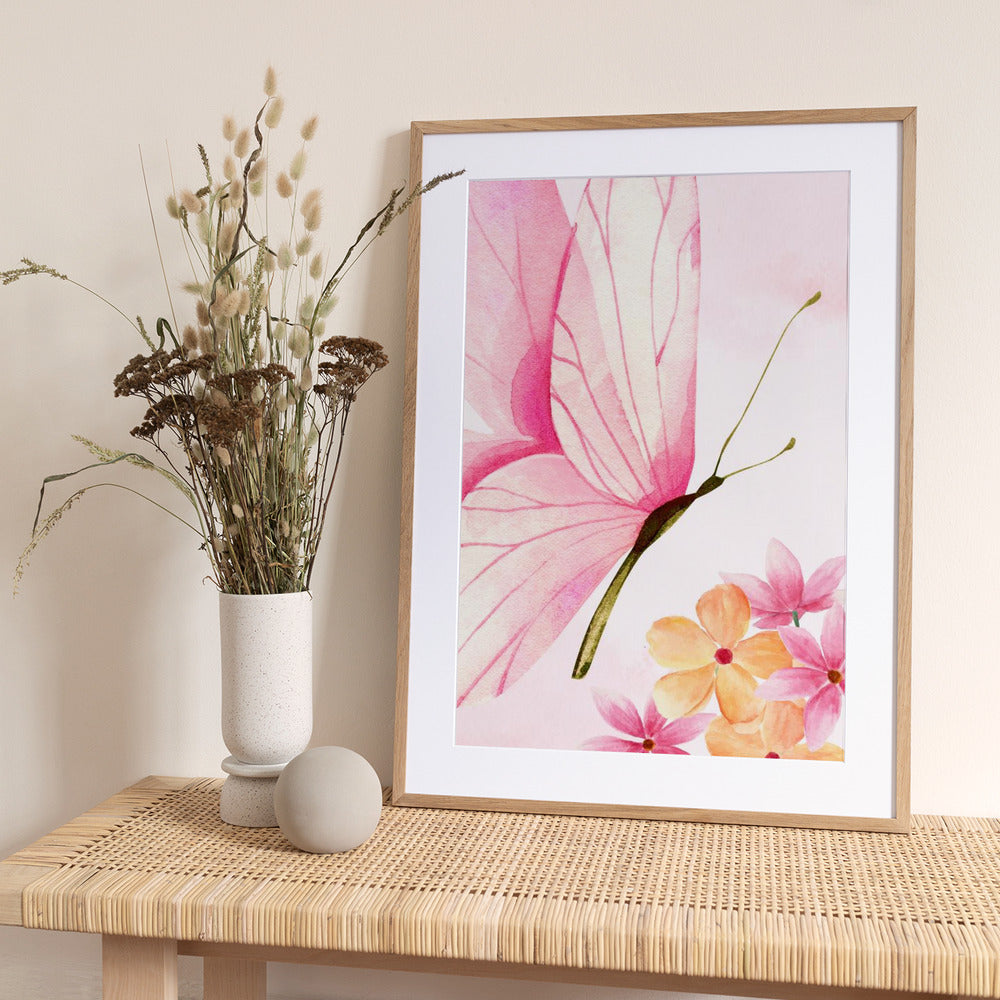 Butterfly Elegance - Art Print by Saskia Michele
