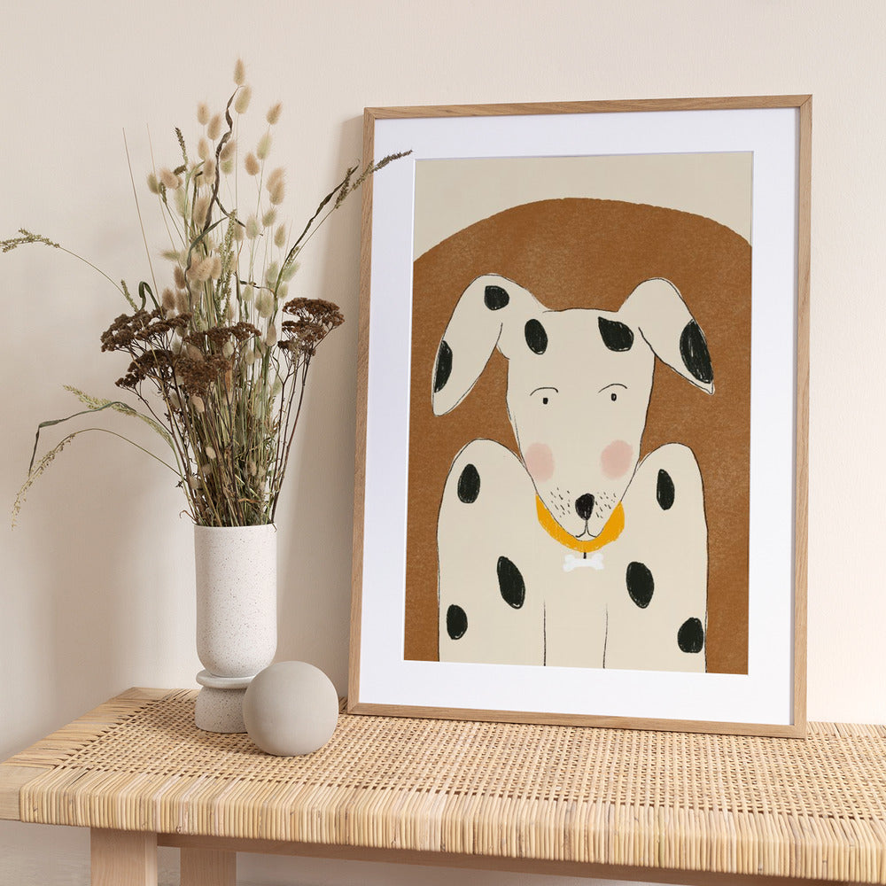 Dalmatian Daydream - Art Print by Anna Mielniczuk