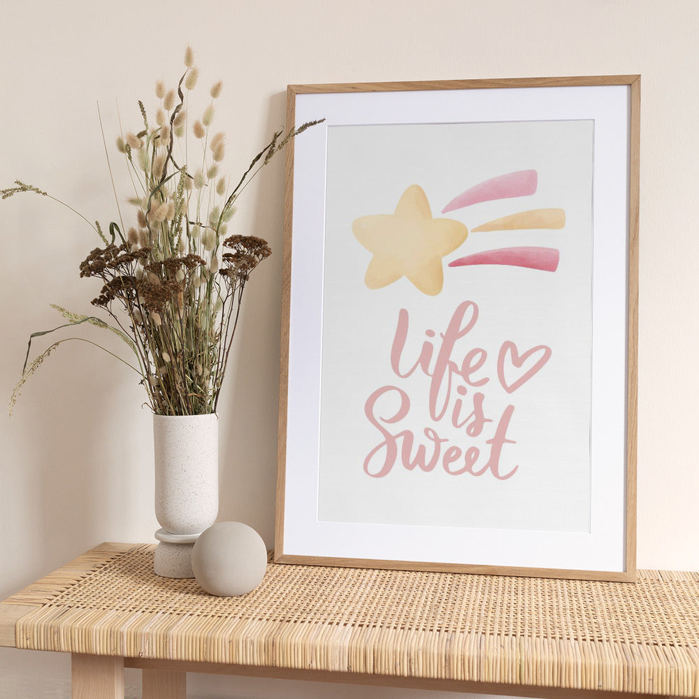 Sweet Starburst - Art Print by Saskia Michele