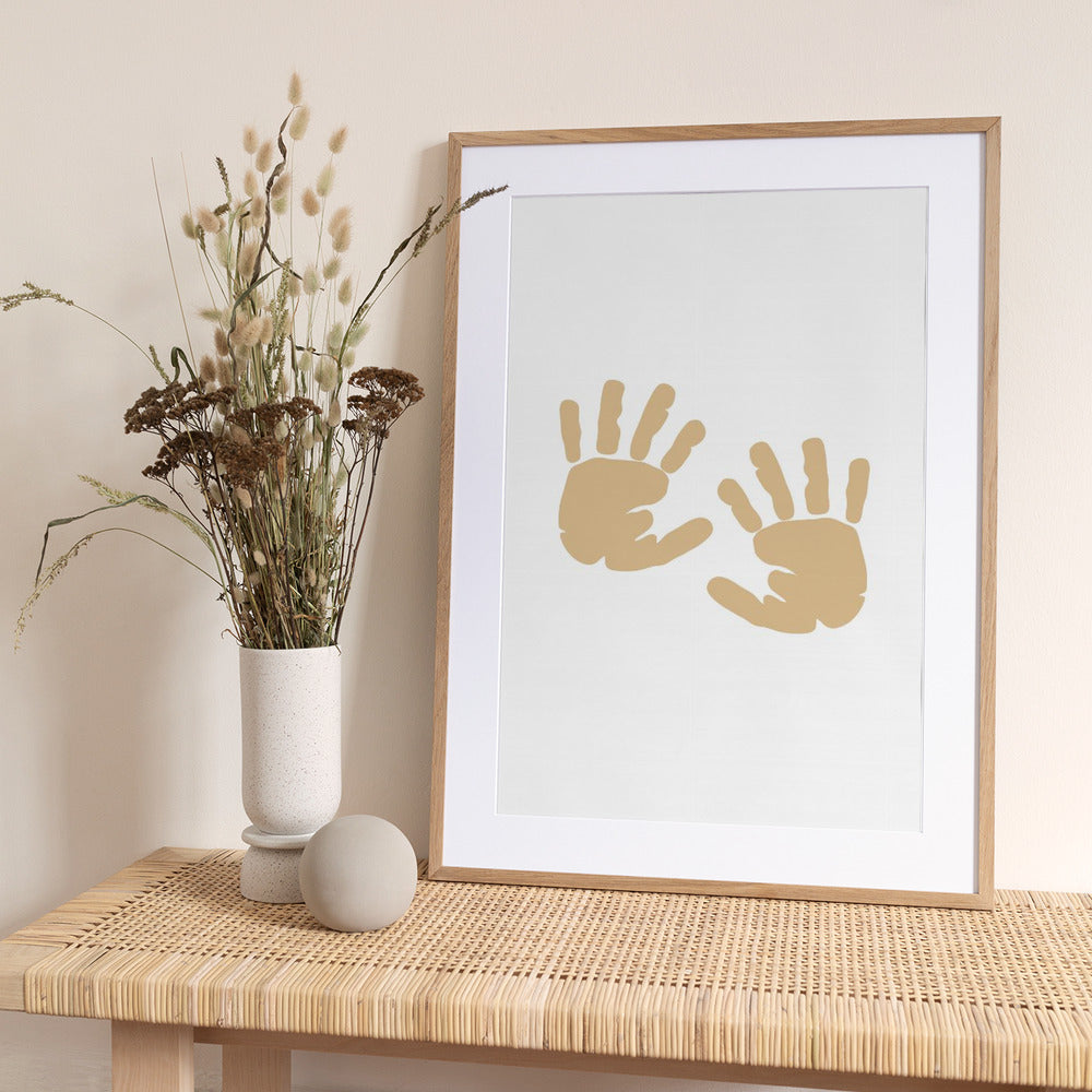 Tiny Hand Prints - Art Print by Saskia Michele