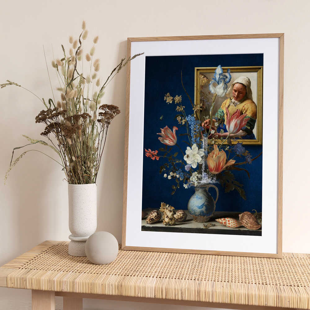 Balthasar & Vermeer -  Art Combined - Art Print by Marja van den Hurk