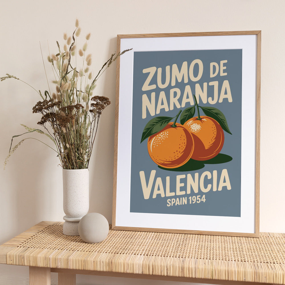 Valencia Oranges - Art Print by Andreas Magnusson