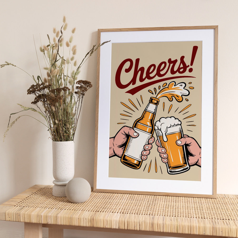 Toasting Together - Art Print by Andreas Magnusson