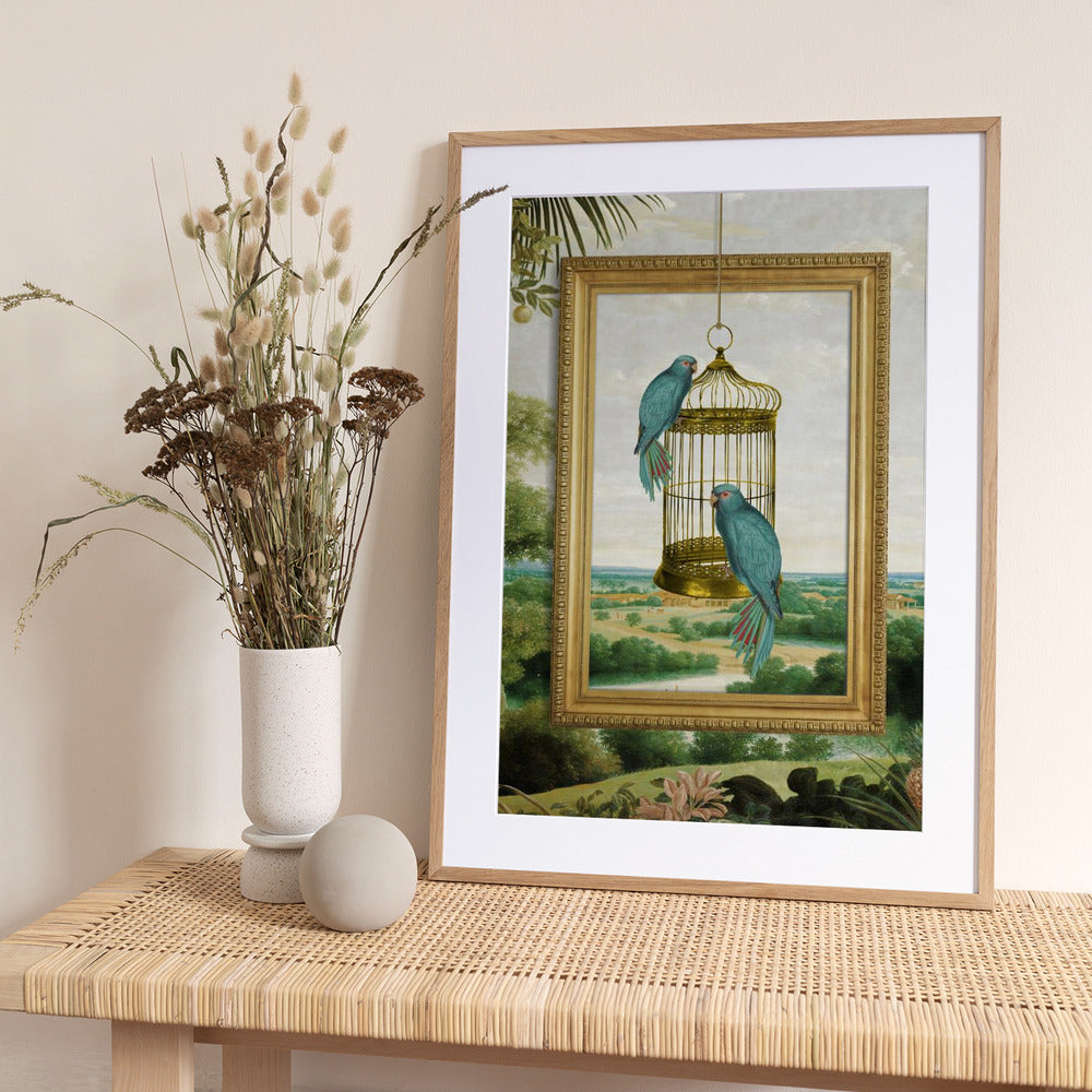 The Golden View - Art Print by Marja van den Hurk