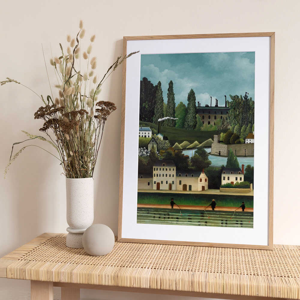 Henri Rousseau   Art Combined - Art Print by Marja van den Hurk