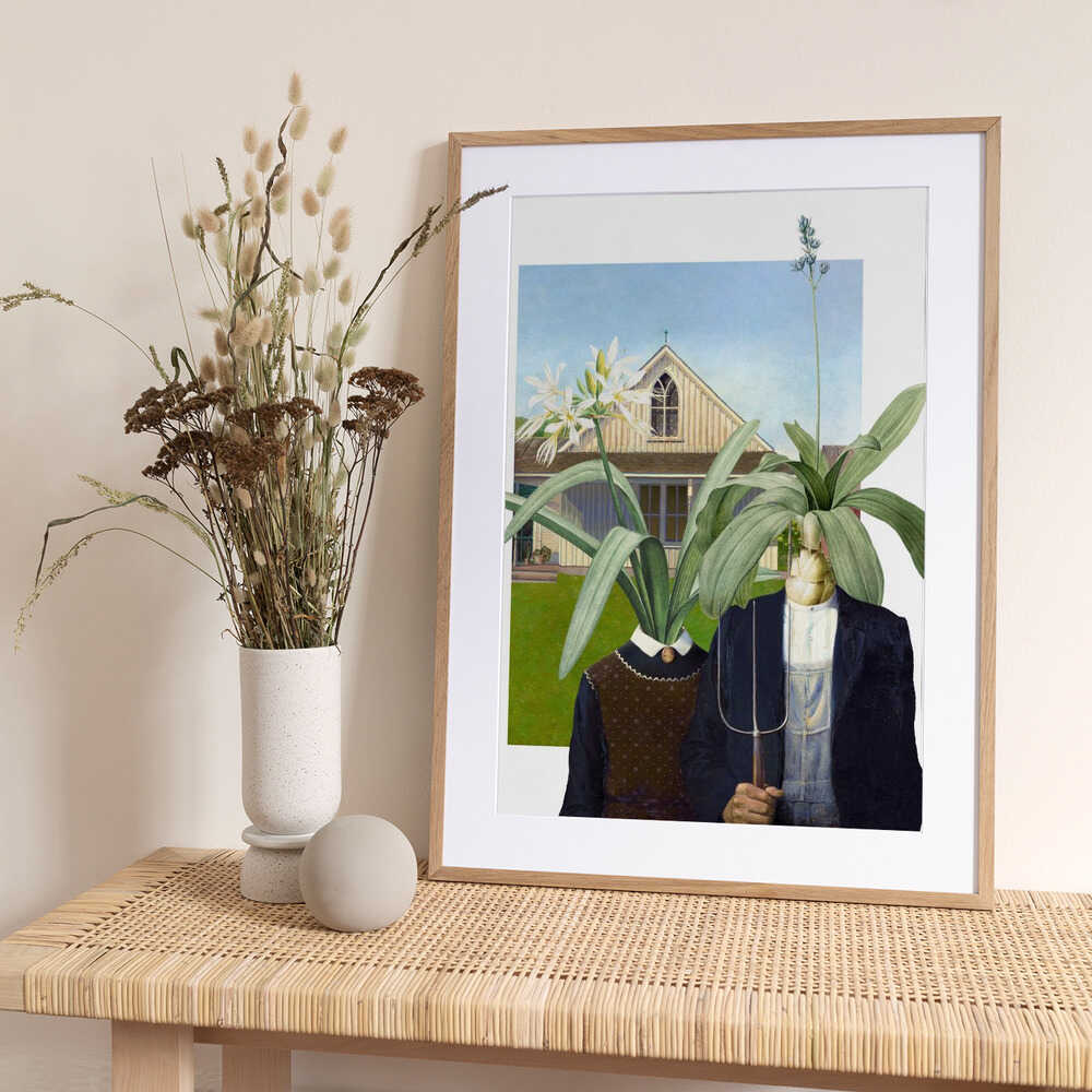 American Botanics - Art Print by Marja van den Hurk