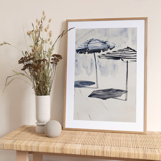 Striped Serenity - Art Print by Treechild