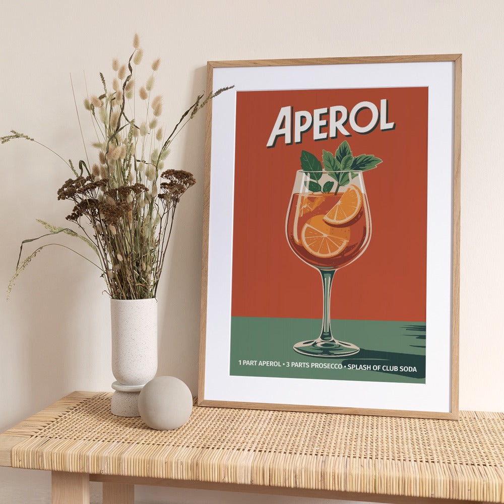 Aperol Vintage No 2 - Art Print by Andreas Magnusson