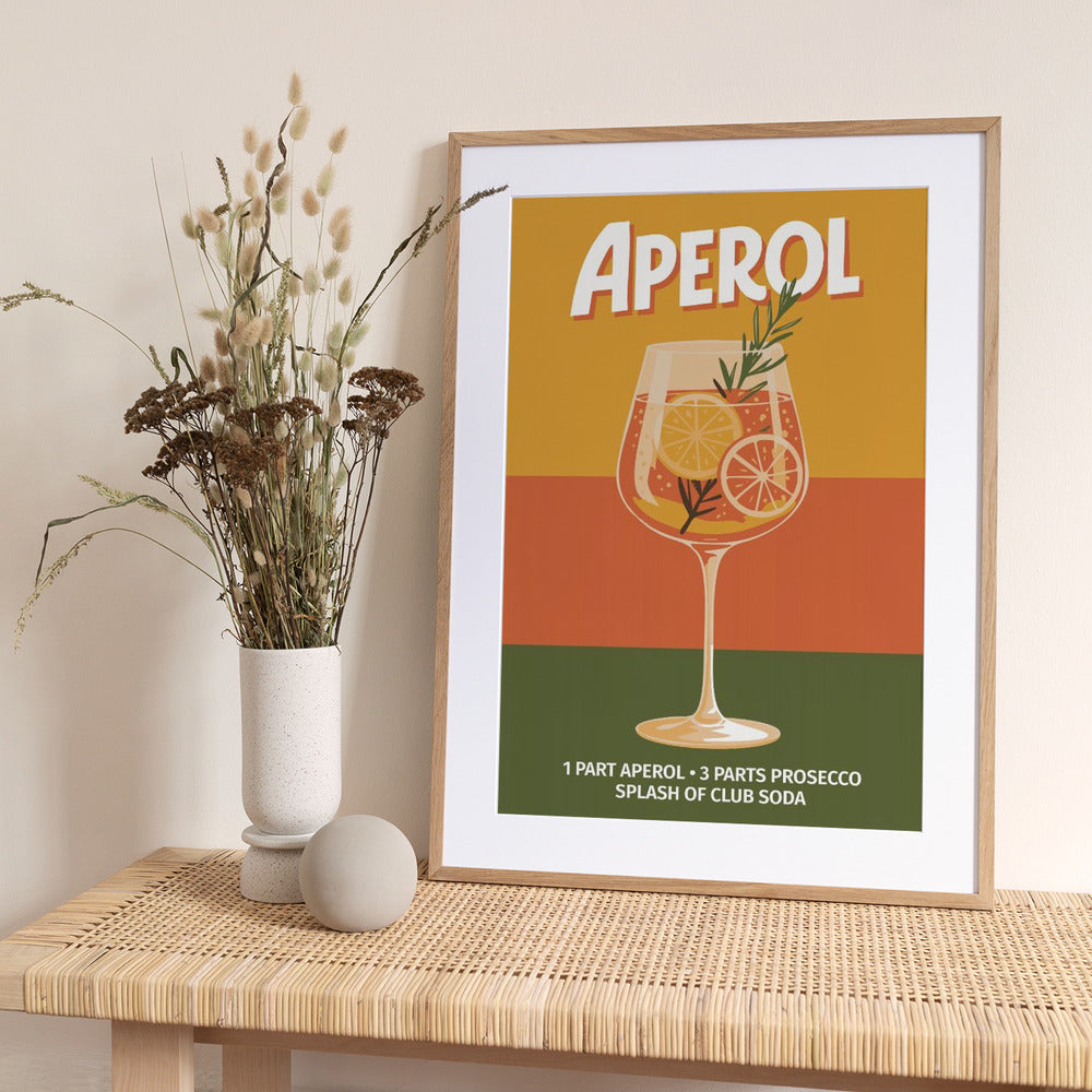 Aperol Vintage No 1 - Art Print by Andreas Magnusson
