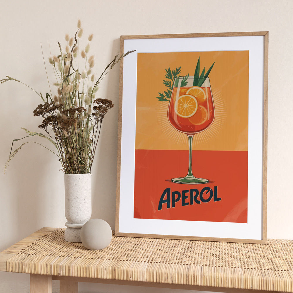 Aperol Vintage No 3 - Art Print by Andreas Magnusson