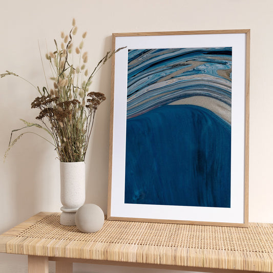 Blue Wave Symphony - Art Print by Treechild