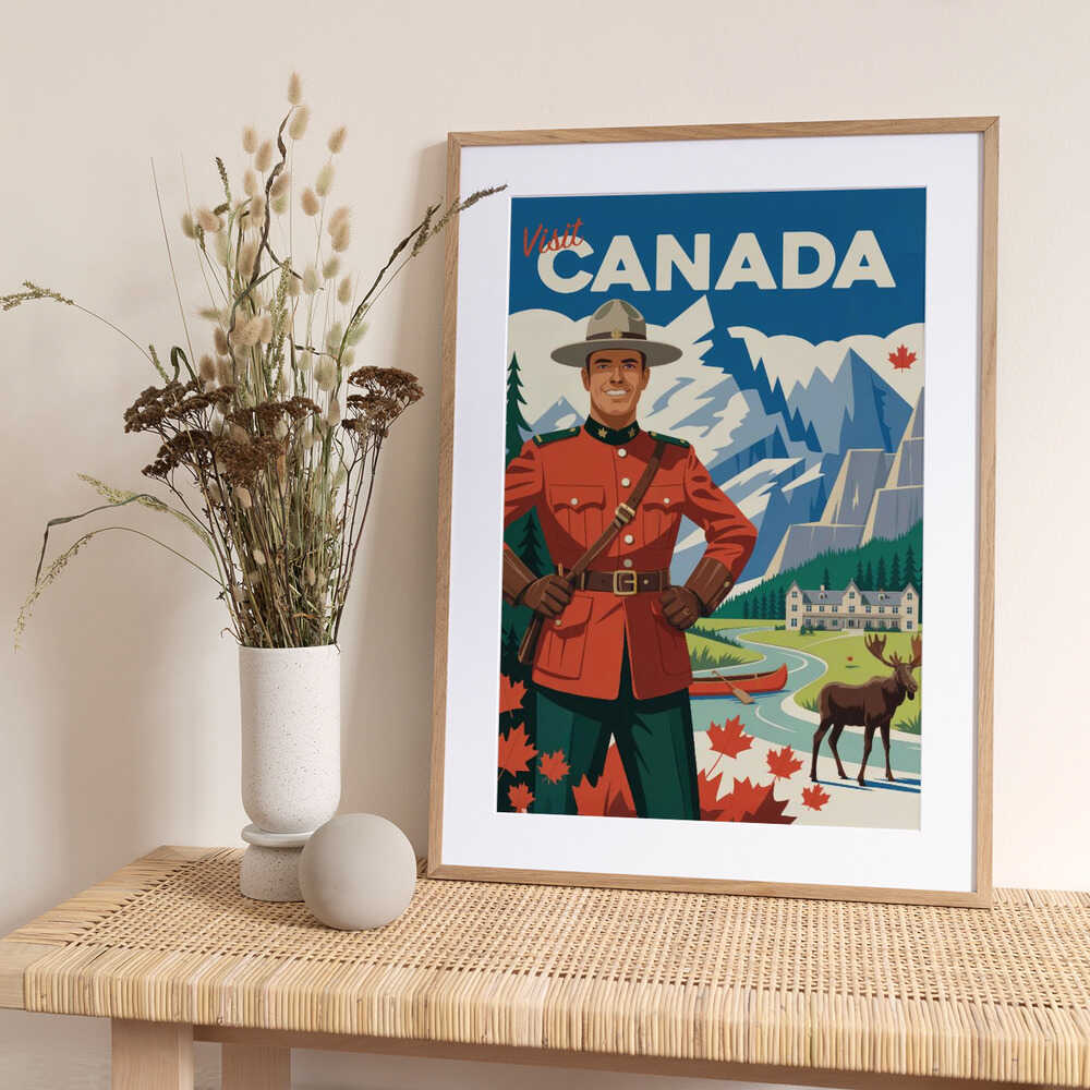 Visit Canada - Art Print by Andreas Magnusson Travel Poster