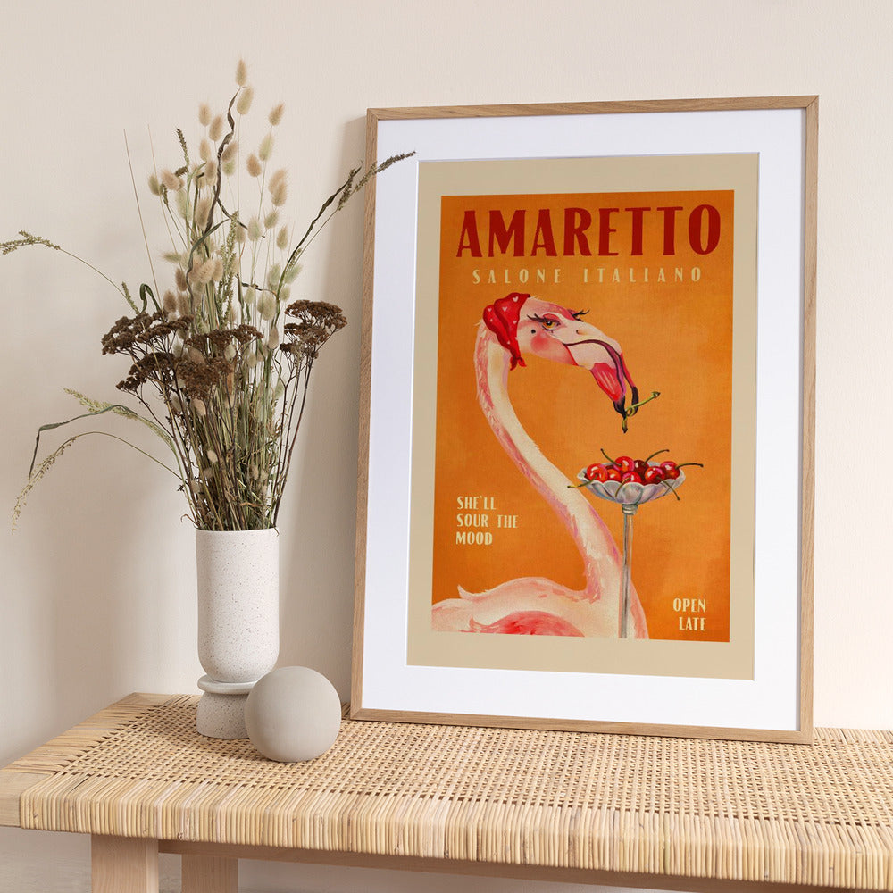 Flamingo Delight - Art Print by The Whiskey Ginger