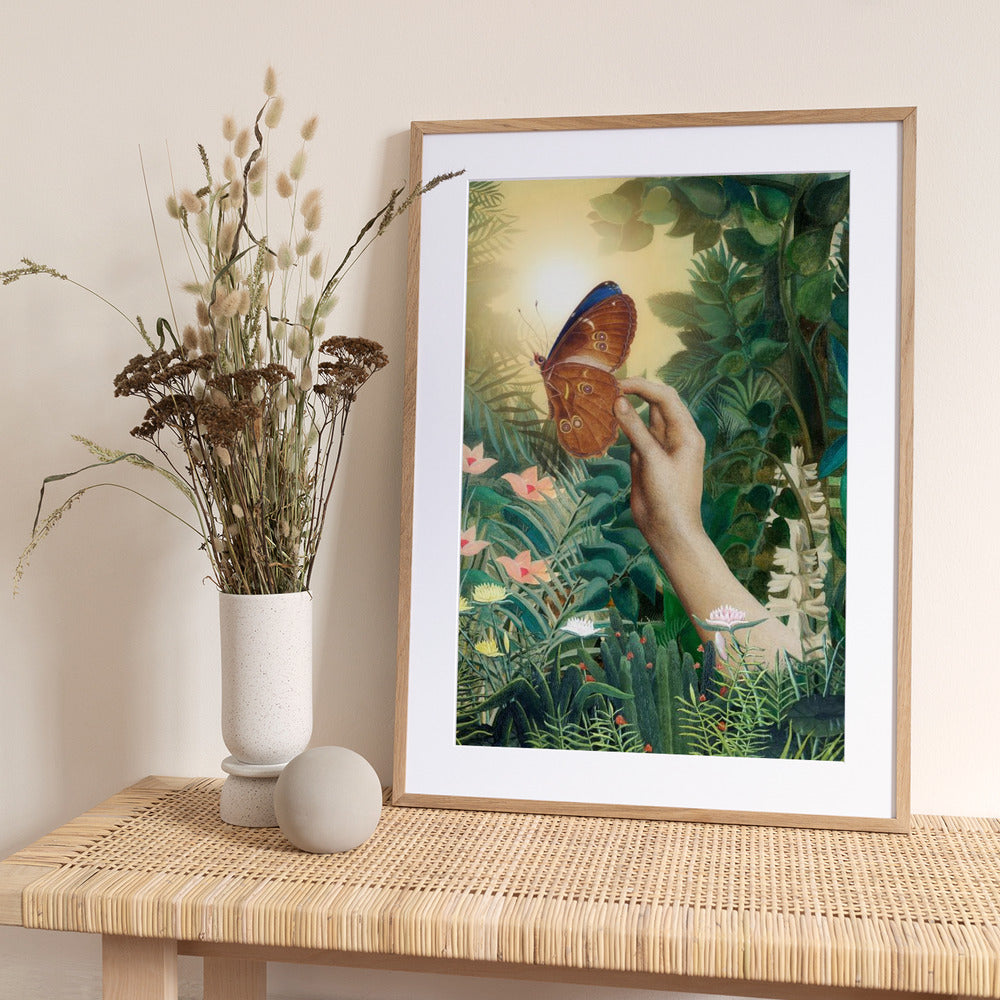 Butterfly Sunrise - Art Print by Marja van den Hurk