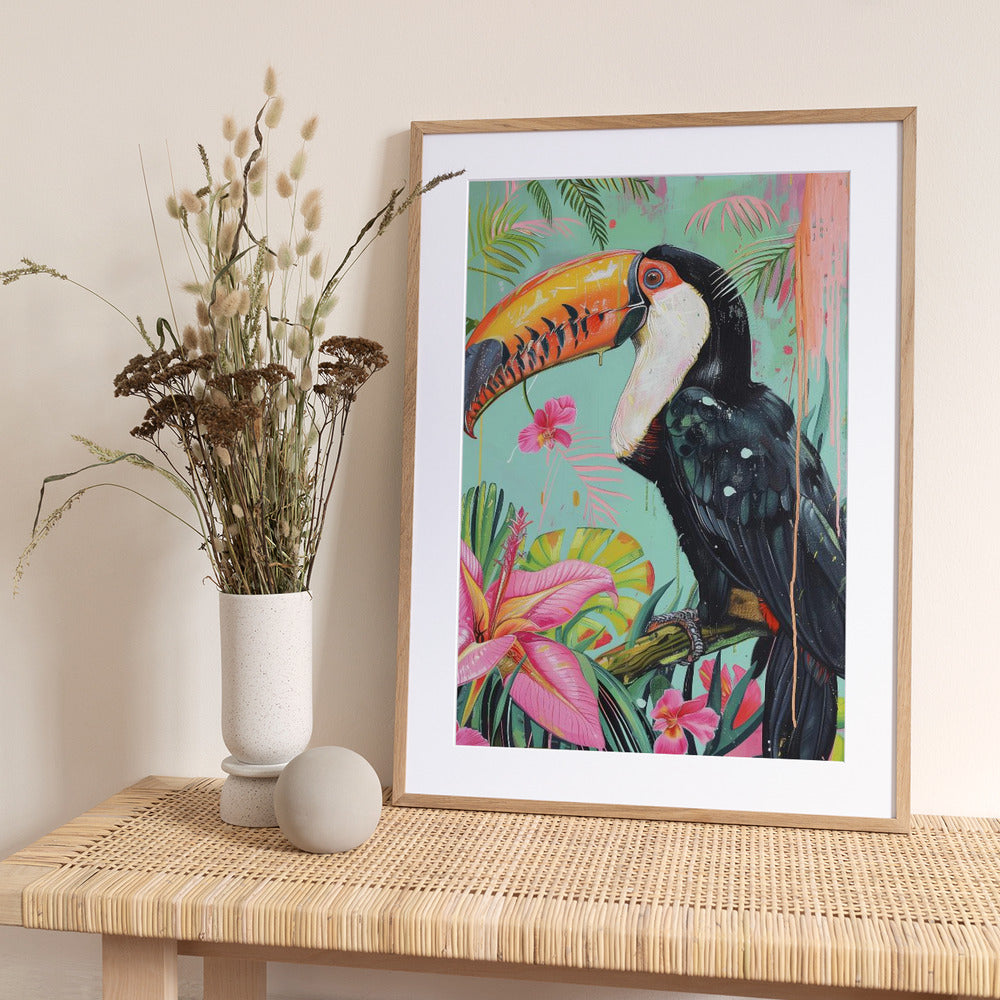 Toucan Delight - Art Print by Lola Peacock