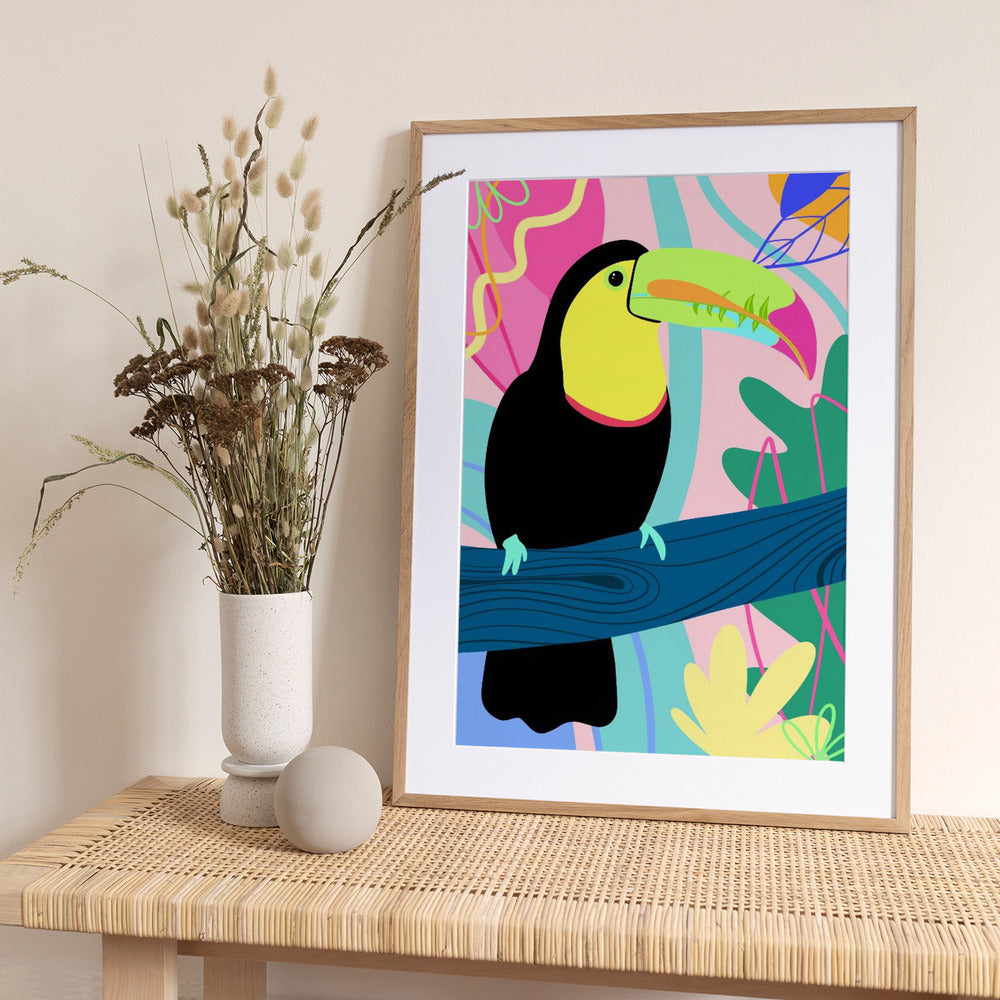 Colorful Toucan - Art Print by Athene Fritsch