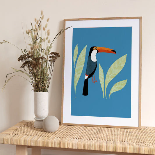 Tropical Sentinel - Art Print by Nic Squirrell