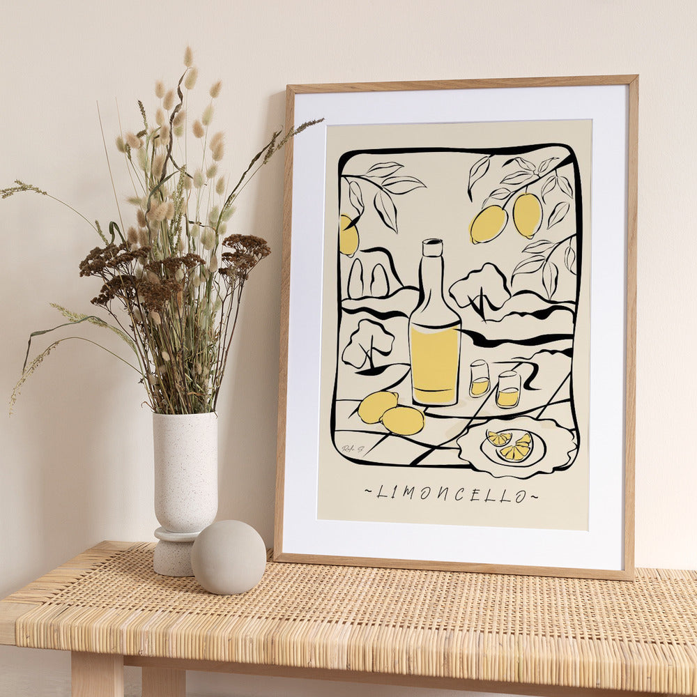 Zesty Evening Delight - Art Print by Ralu S
