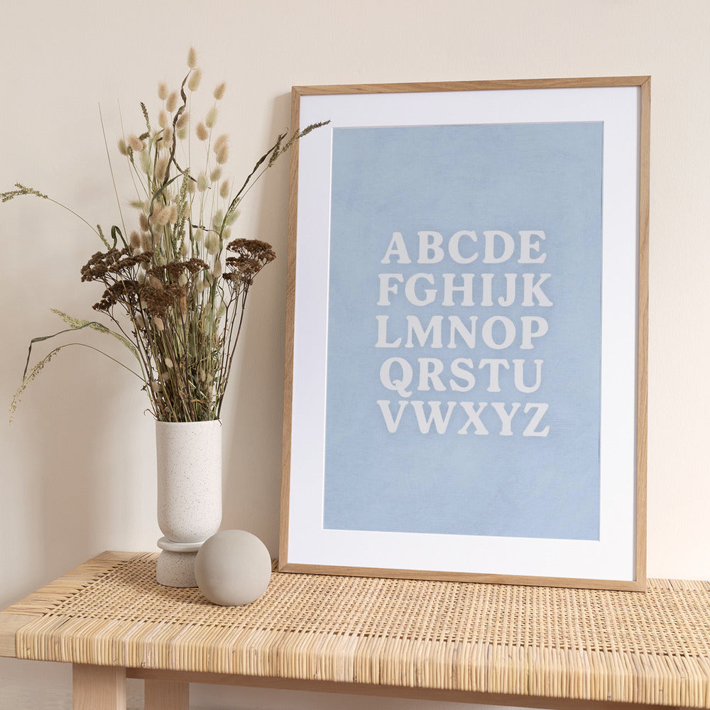 Classic Alphabet Display - Art Print by Treechild