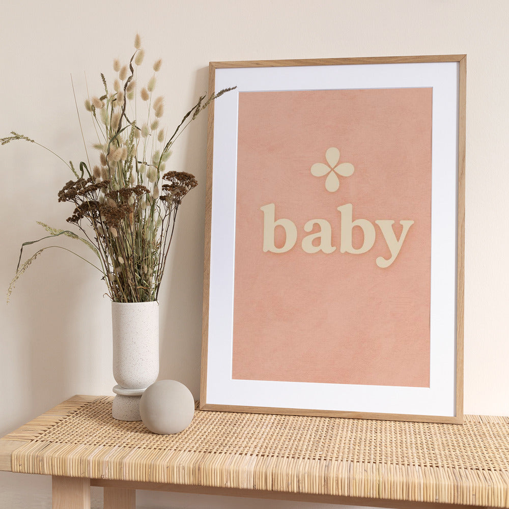 Soft Baby Bloom - Art Print by Treechild