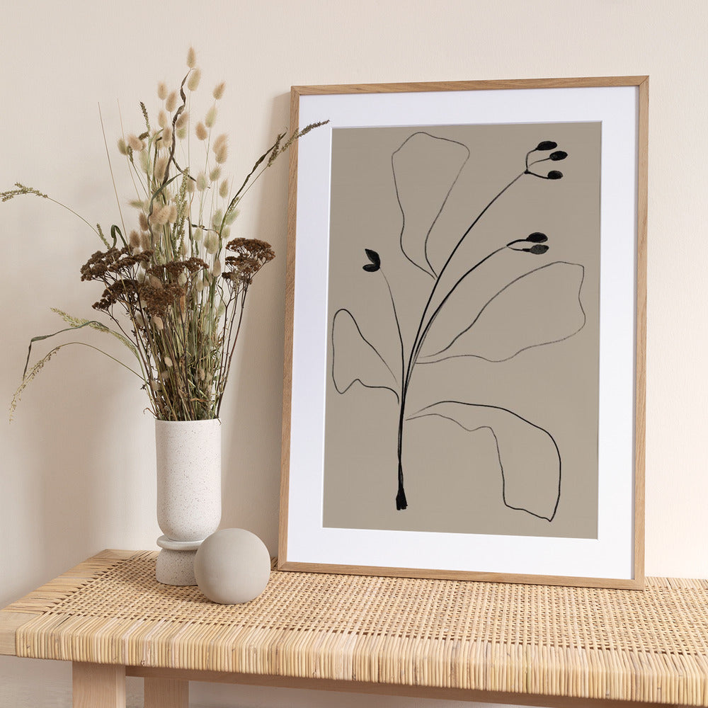 Simply Line Plant - Art Print by THE MIUUS STUDIO