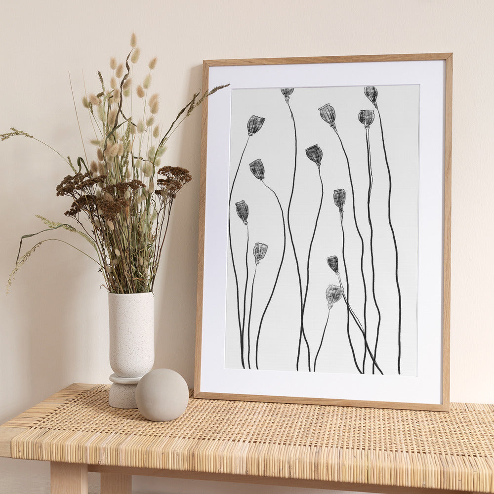 Minimal Line Plant - Art Print by THE MIUUS STUDIO