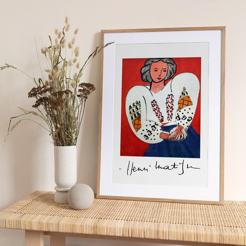 Henri Matisse, La Camicetta Romena, 1940 - Art Print by Henri Matisse