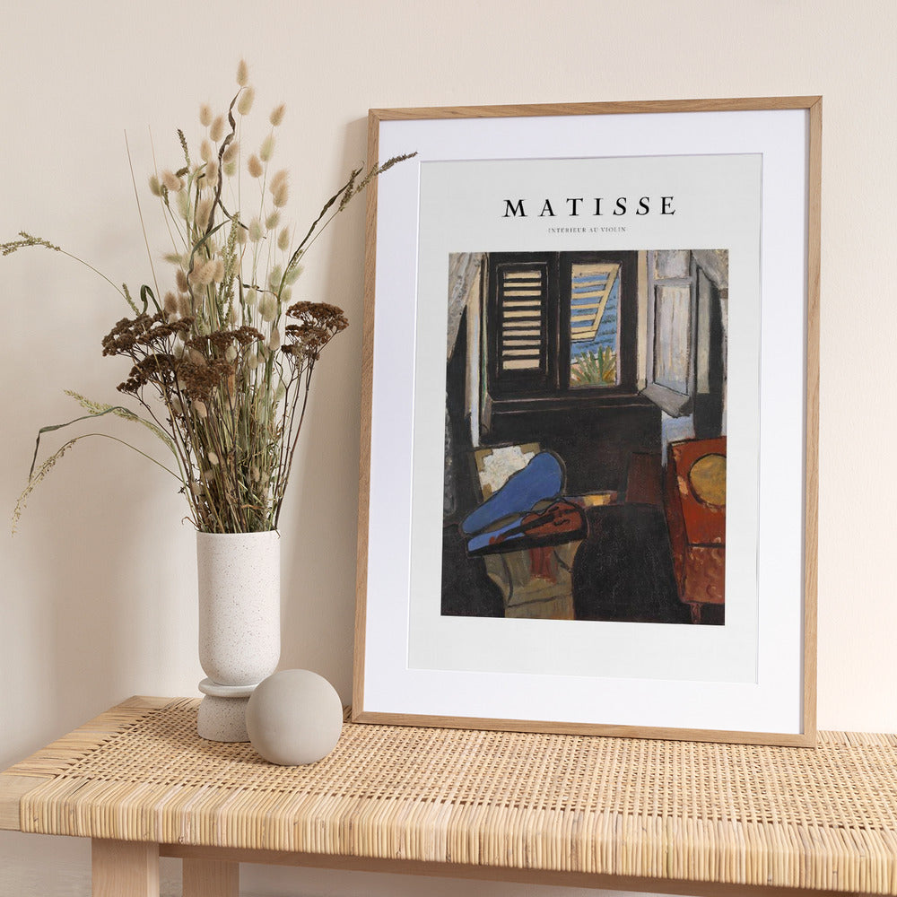 Intérieur Au Violon - Art Print by Henri Matisse