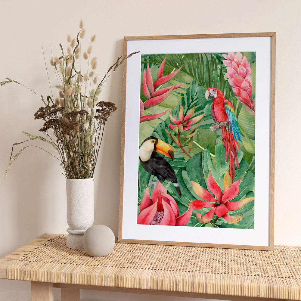Jungle Vibrance - Art Print by Elizabeth C