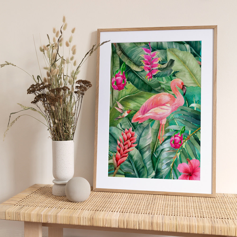 Tropical Harmony - Art Print by Elizabeth C