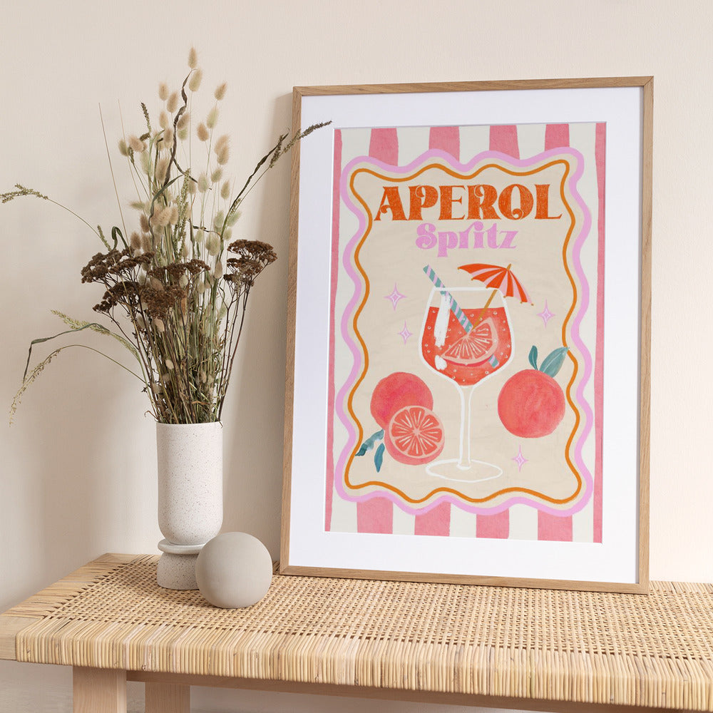 Aperol Spritz - Art Print by Katarzyna Gąsiorowska