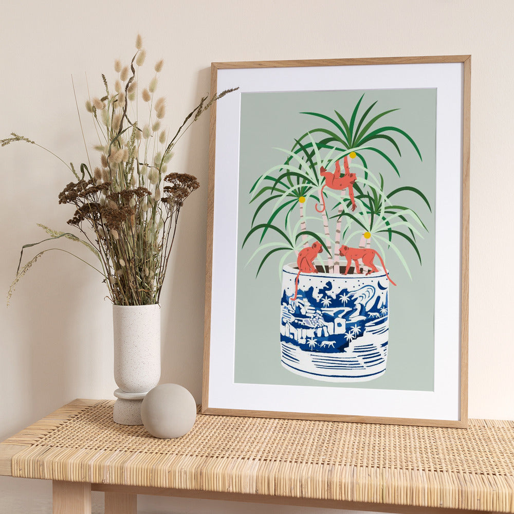 Tropical Bonsai - Art Print by Uma Gokhale