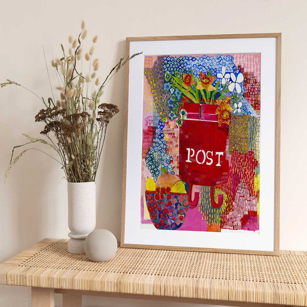 Hey You Got Mail - Art Print by Sharon Nullmeyer