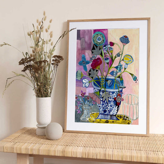 50 Shades of Purple - Art Print by Sharon Nullmeyer
