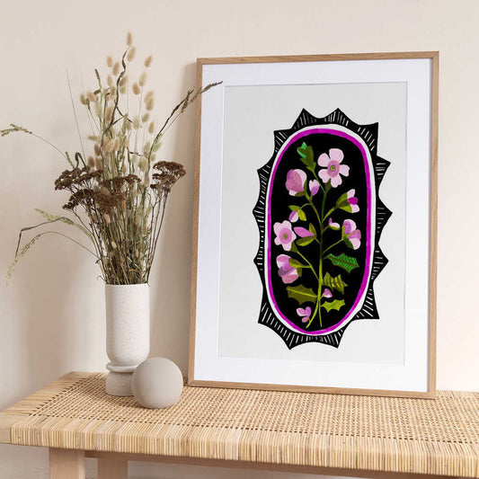 Oh Violet - Art Print by Sharon Nullmeyer