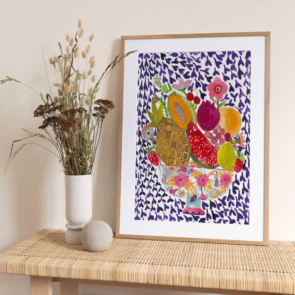 Fruitbowl - Art Print by Sharon Nullmeyer