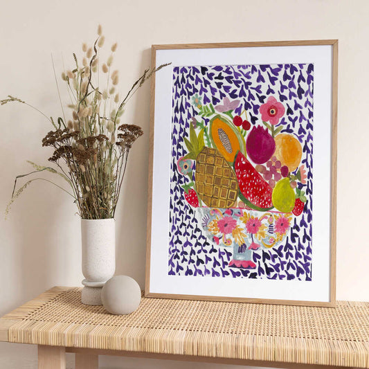 Fruitbowl - Art Print by Sharon Nullmeyer