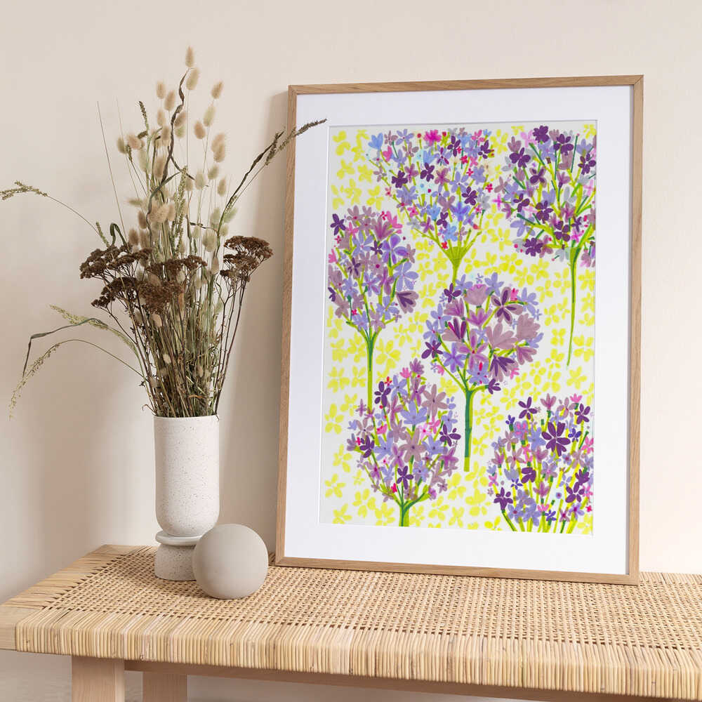 Lilly of the Nile - Art Print by Sharon Nullmeyer