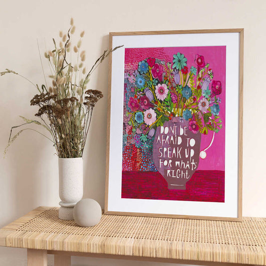 Speak the Truth - Art Print by Sharon Nullmeyer
