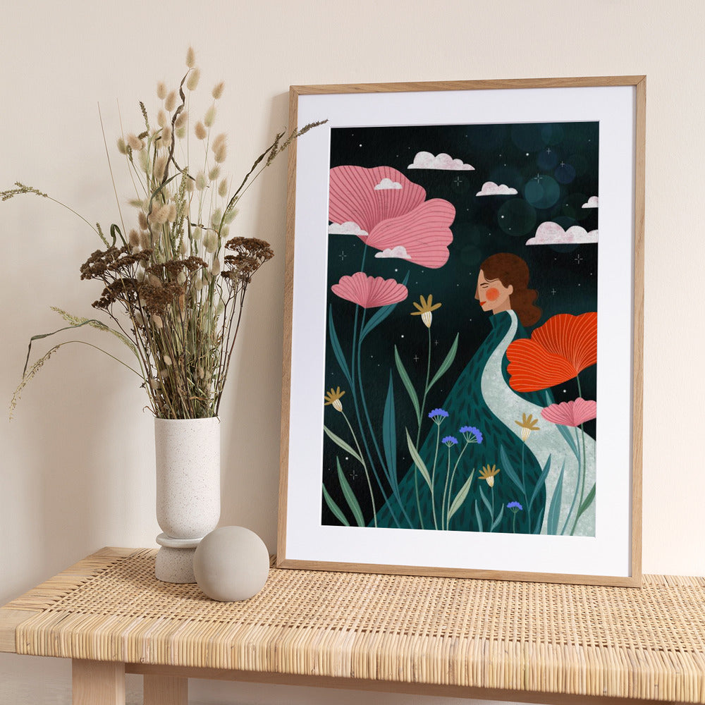 Earth Goddess - Art Print by Bea Müller